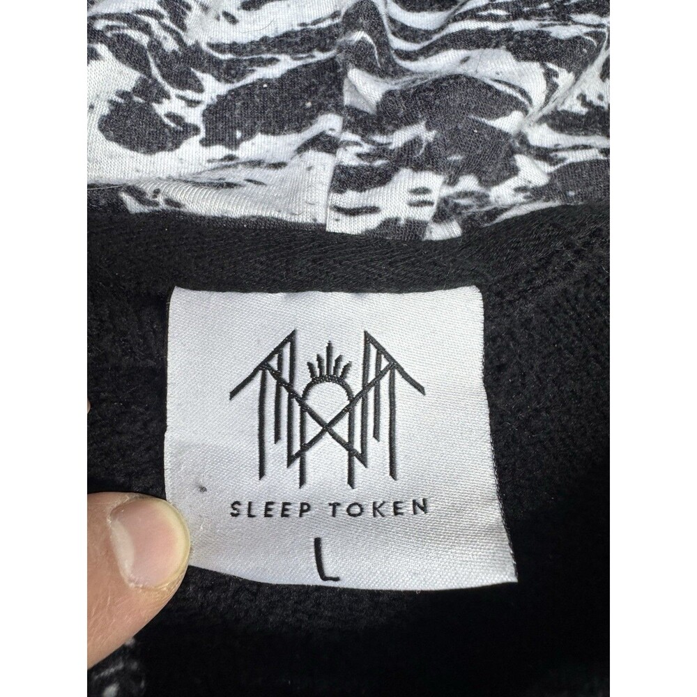 Sleep Token Moon And Mythology Hoodie Mens Large Official Double Sided Band Logo - Picture 3 of 7